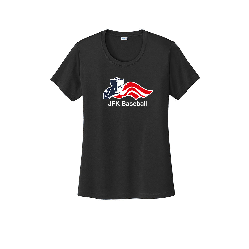 JFK Ladies Baseball Posicharge Tech Tee "Baseball" - LST350 (color options available)