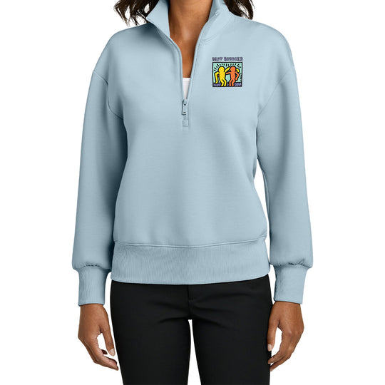 JFK Best Buddies Ladies Soft Spacer 1/4-Zip