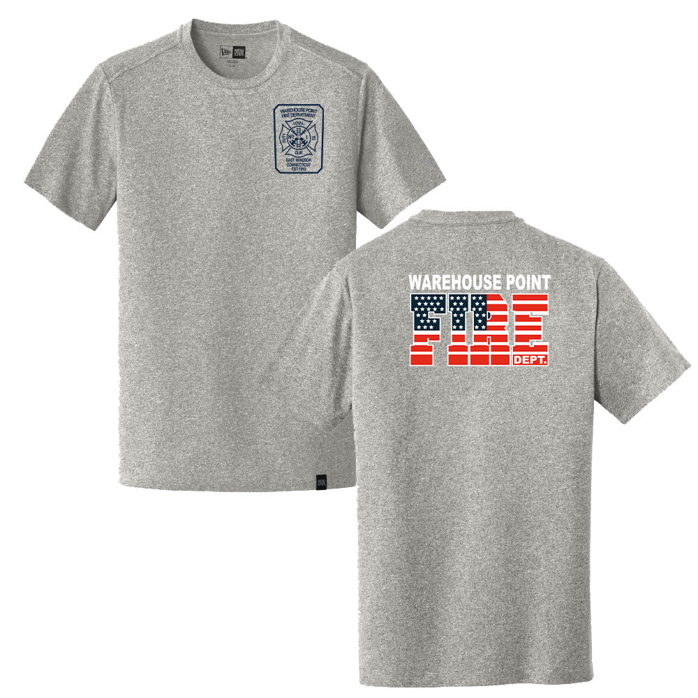 WHPFD Adult New Era Tee "Shield/Flag" - NEA100 (color options available)
