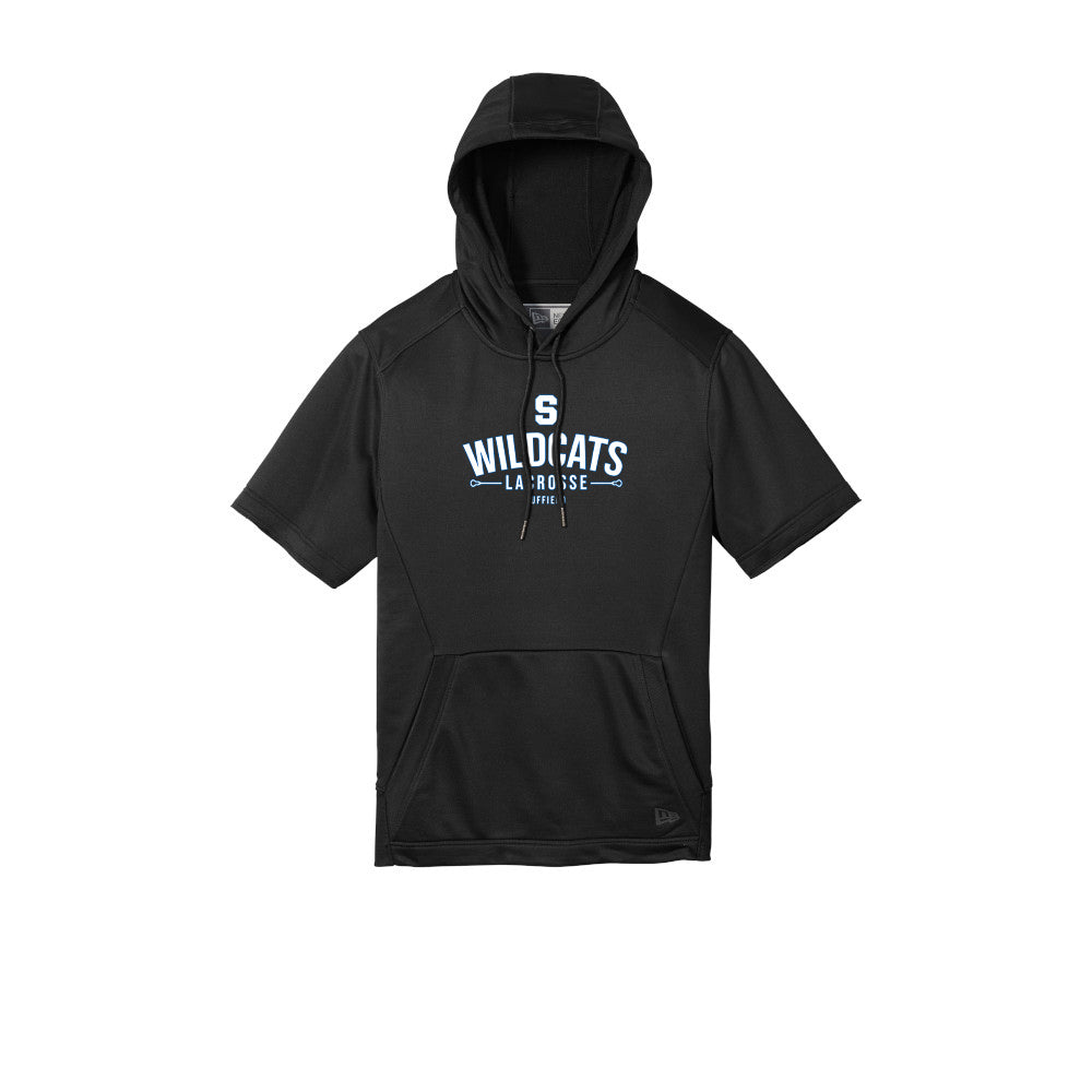 Suffield High Lacrosse - Adult New Era Short Sleeve Hoodie "Classic" - NEA533 (color options available)