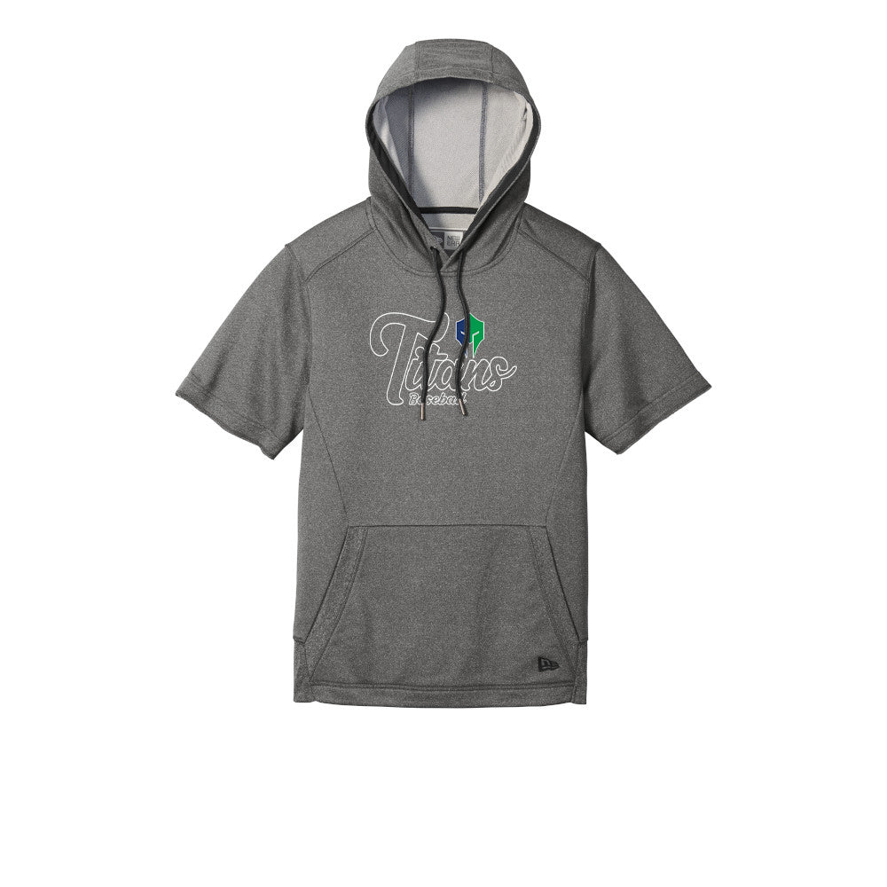 Titans Adult New Era Performance Terry Short sleeve hoodie "Big T" - NEA533 (color options available)