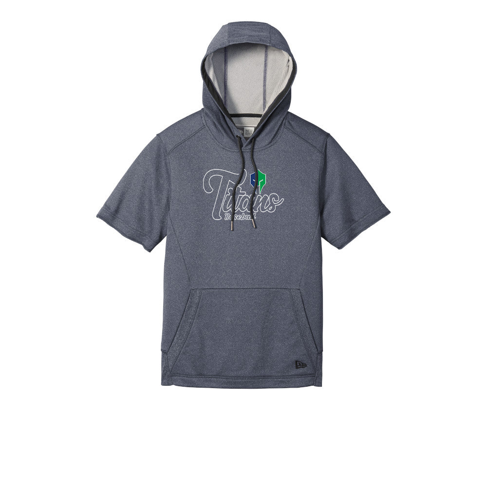 Titans Adult New Era Performance Terry Short sleeve hoodie "Big T" - NEA533 (color options available)