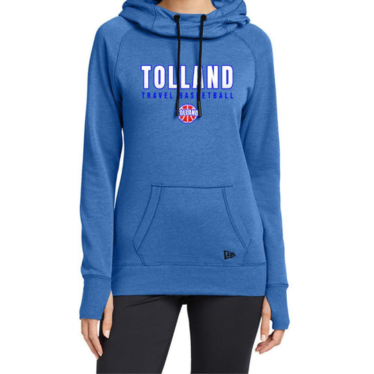 Tolland Ladies New Era Fleece Hoodie