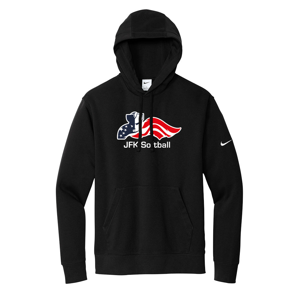 JFK Softball Adult Nike Fleece Hoodie "Softball" - NKDR1499 (color options available)