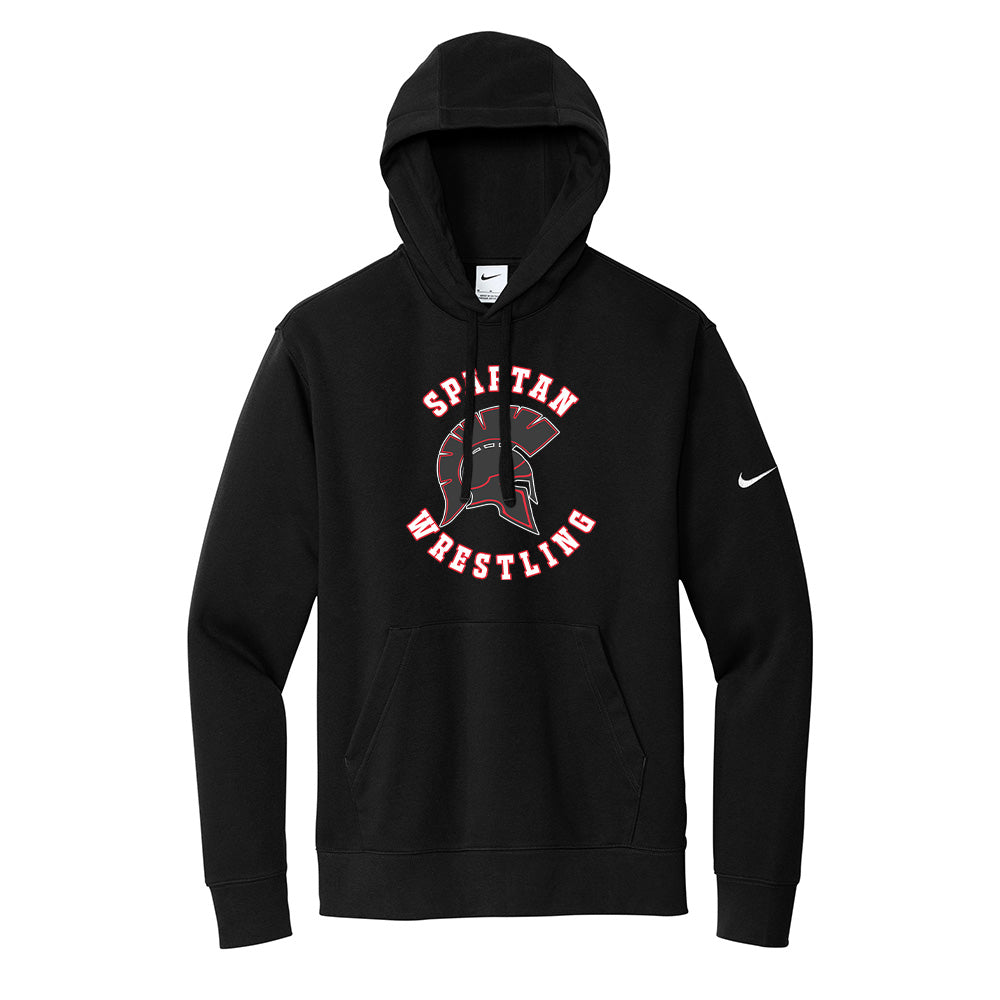 Spartan Wrestling Nike Club Swoosh Hoodie