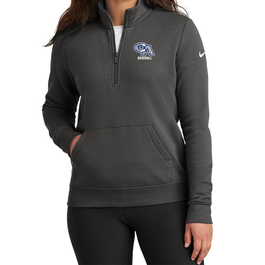 CA Baseball Ladies Nike 1/2 Zip