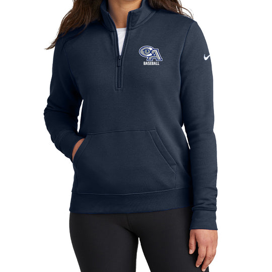 CA Baseball Ladies Nike 1/2 Zip