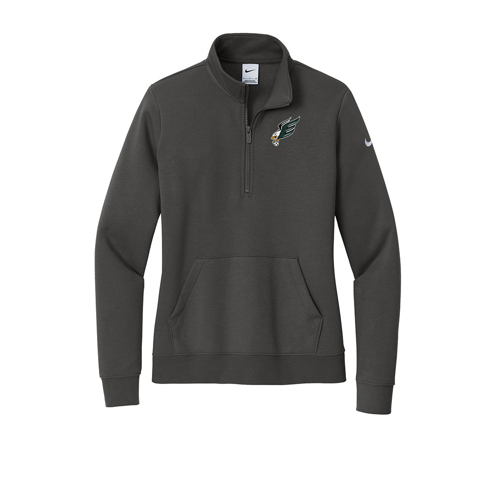Enfield High Soccer "Eagle B" Ladies Nike 1/2 Zip