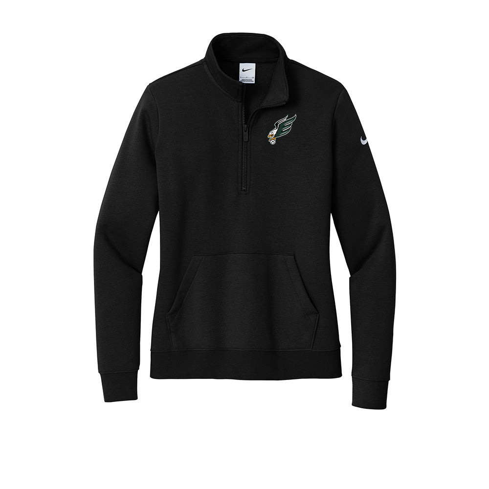 Enfield High Soccer "Eagle B" Ladies Nike 1/2 Zip