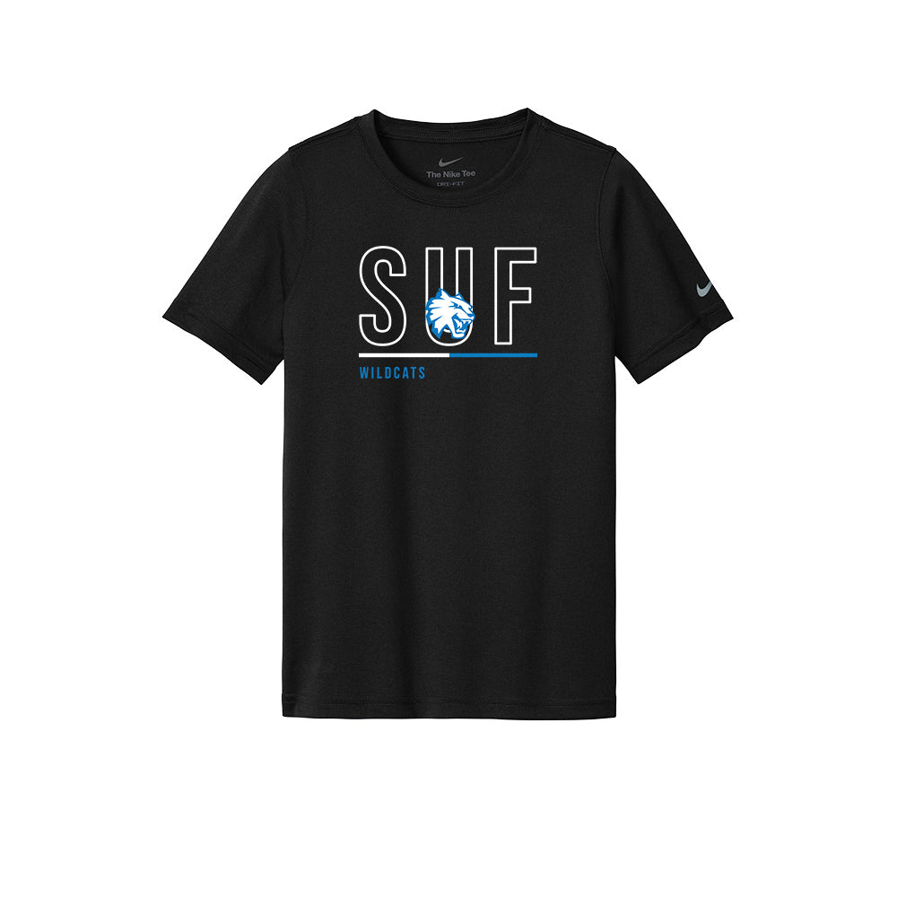 Suffield Youth Lacrosse Youth Nike Tee "SUF" - NKDX8787 (color options available)