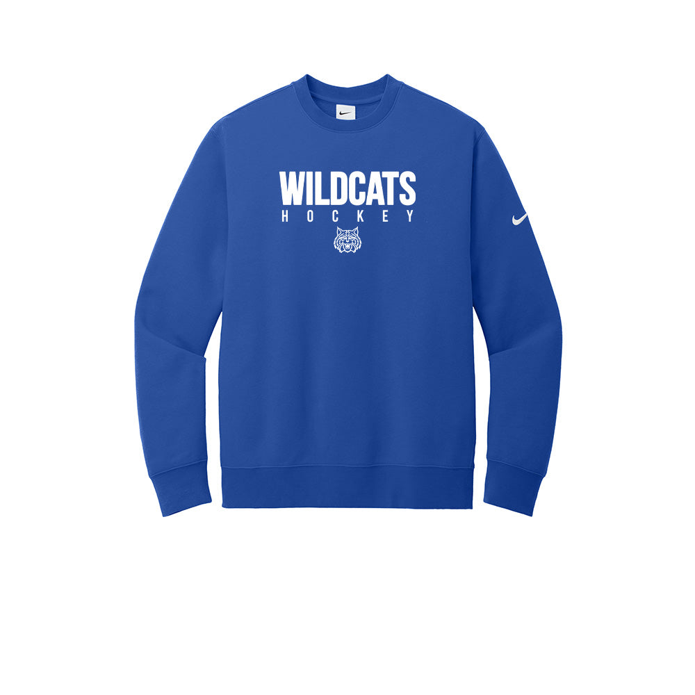 Wildcats "WH" Hockey Nike Fleece Crew