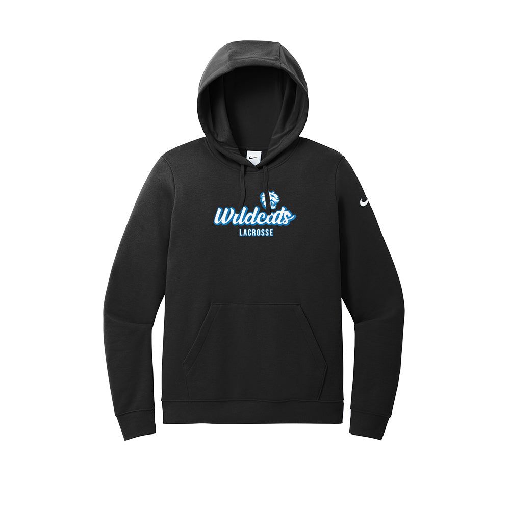Suffield Youth Lax Ladies Nike Fleece Hoodie "Cursive" - NKFD9889 (color options available)