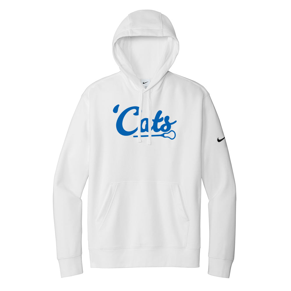 Suffield High Lacrosse - Nike Fleece Hoodie "Cats/Stick" - NKDR1499 (color options available)