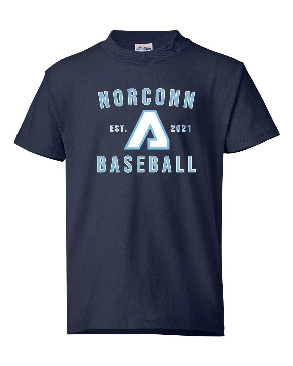 NorConn Youth T Shirt 50/50 Blend - 29BR (color options available)