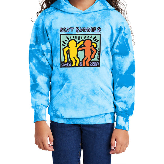 JFK Best Buddies Youth Tie Dye Hoodie