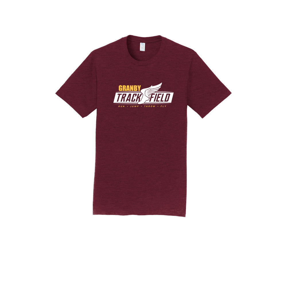 Granby High T&F Adult Tee - PC450 (color options available)