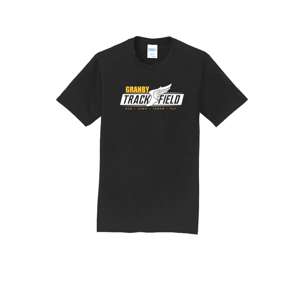 Granby High T&F Adult Tee - PC450 (color options available)