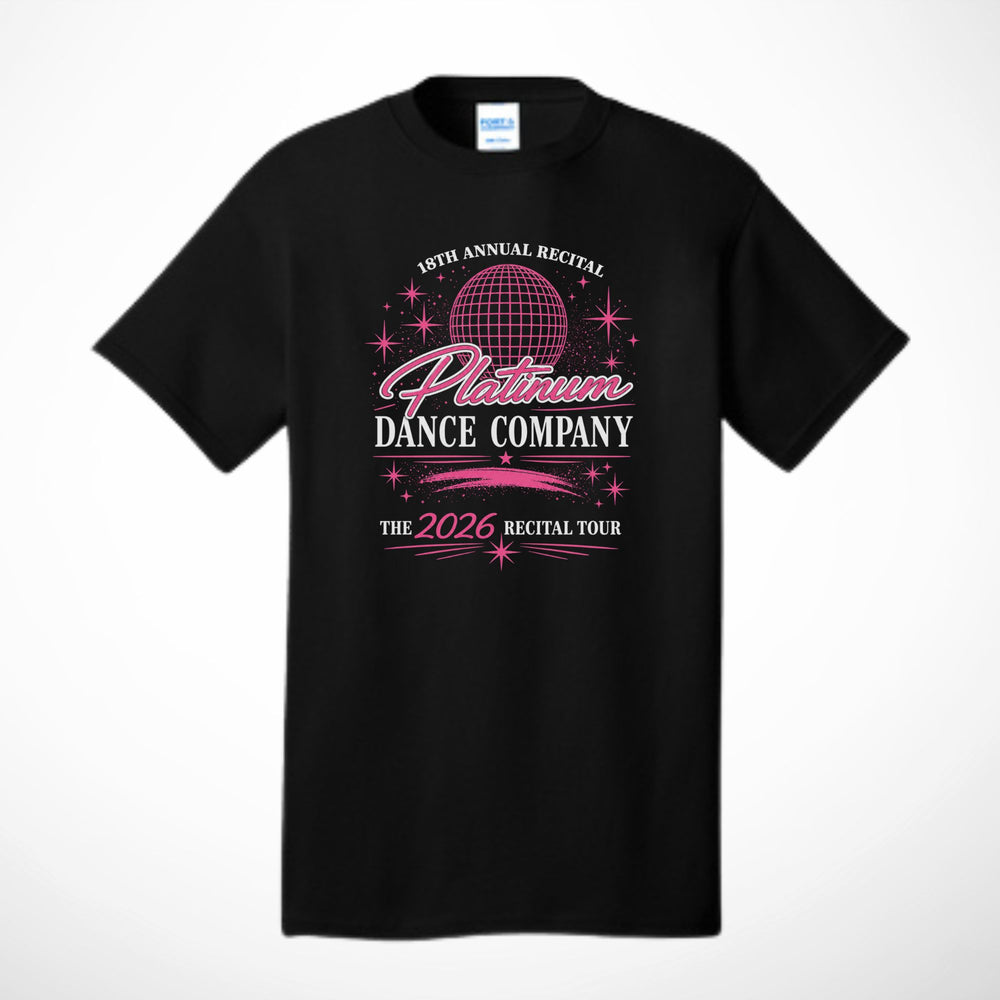 Platinum 2026 Youth Recital Tee - ORDER BY 5/23!