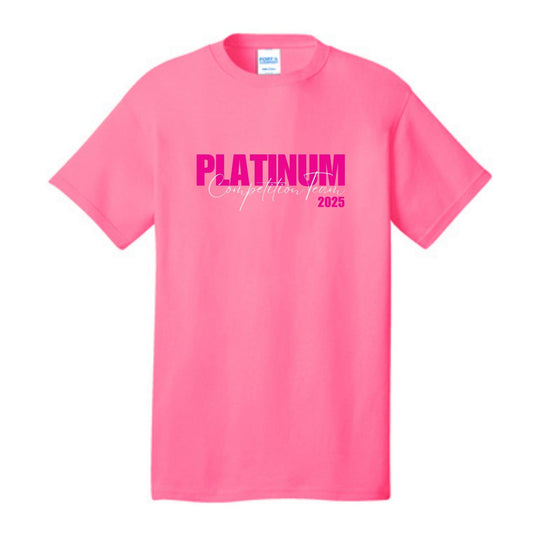 Platinum Competition Team Cotton Tee - LIMITED RELEASE!