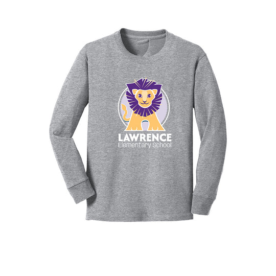 Lawrence Elementary Youth "Lion" LS Tee