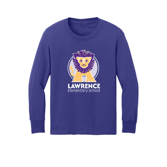 Lawrence Elementary Youth "Lion" LS Tee