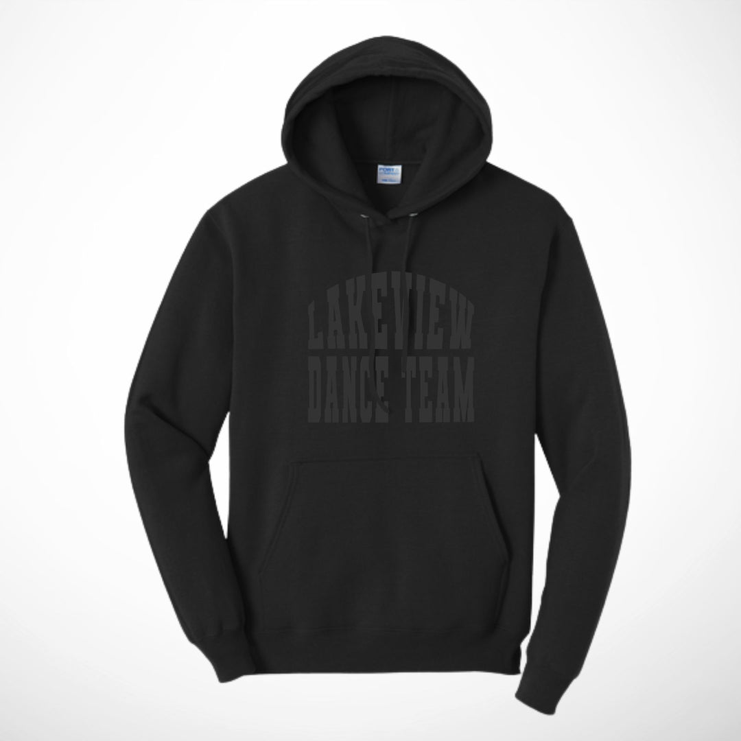 Lakeview Dance Team Black on Black Hoodie