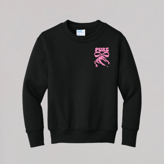 PURE Dance Bow Youth Crewneck
