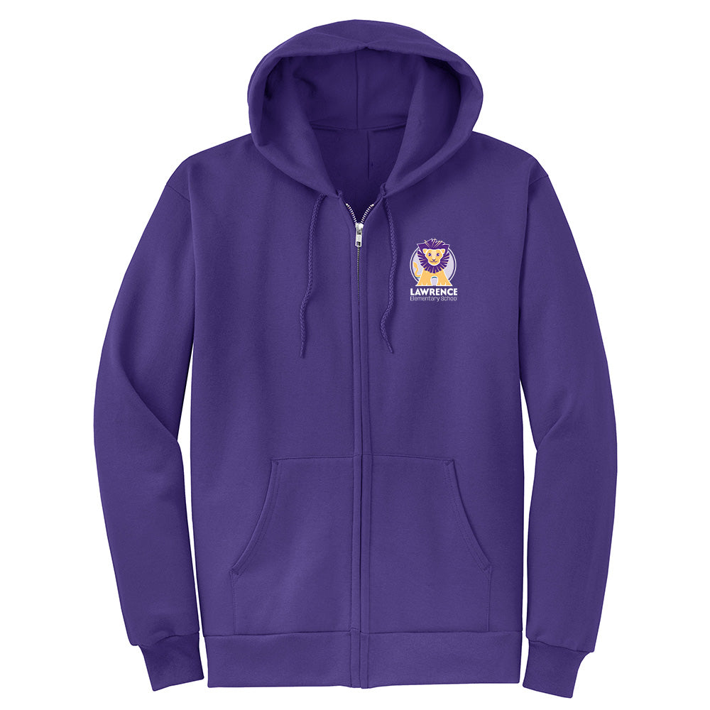 Lawrence Elementary "Lion" Full Zip Hoodie
