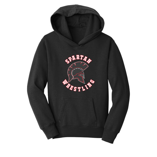 Spartan Wrestling Youth Hoodie