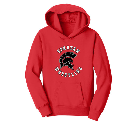 Spartan Wrestling Youth Hoodie