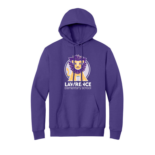 Lawrence Elementary "Lion" Fleece Hoodie