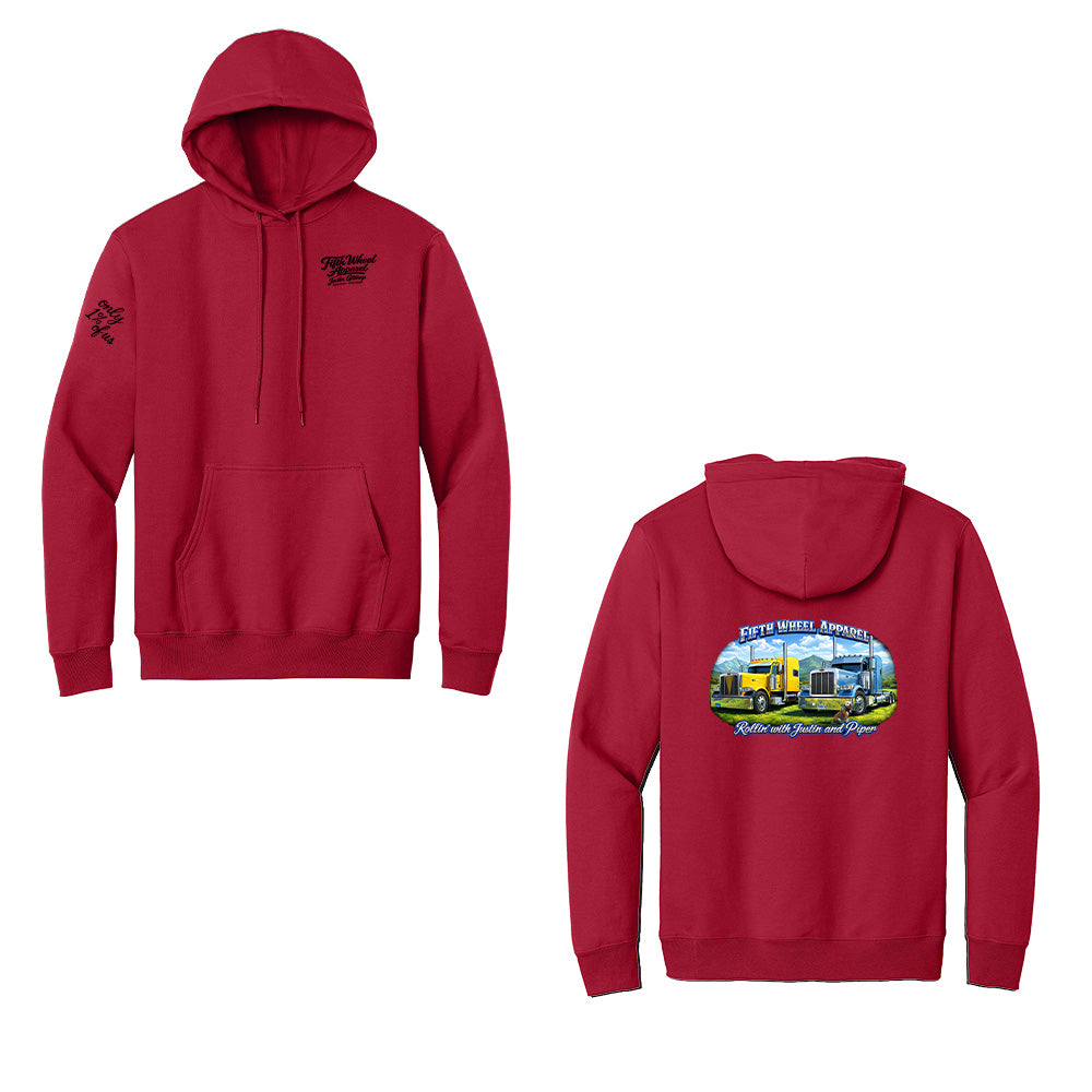 "Rollin with Justin" Fleece Hoodie