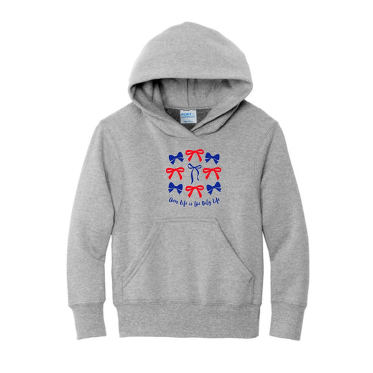 Lincroft Cheer Life Bows Youth Hoodie