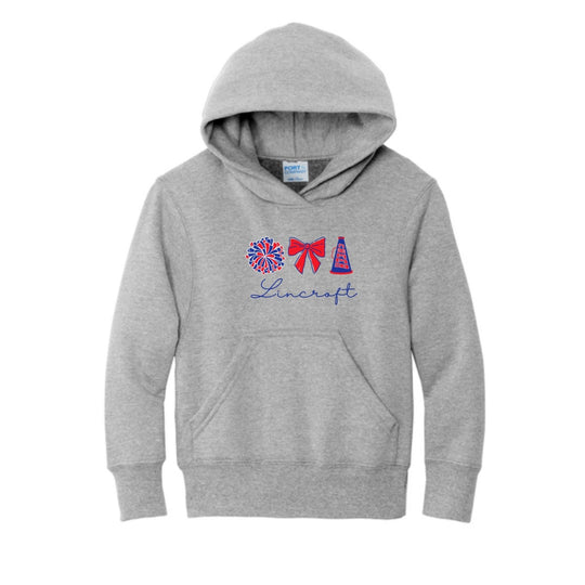 Lincroft Cheer Medley Youth Hoodie