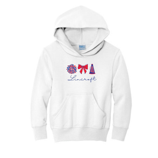 Lincroft Cheer Medley Youth Hoodie