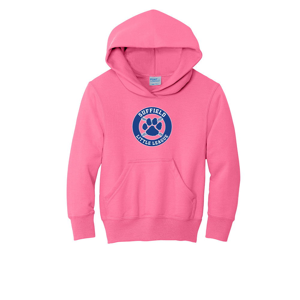 Suffield LL Youth Hoodie "Circle" - PC90YH (color options available)