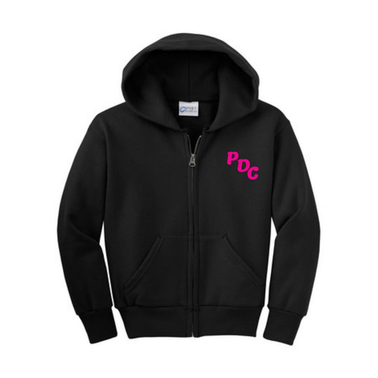 PDC w/ Dancer Youth Zip Hoodie
