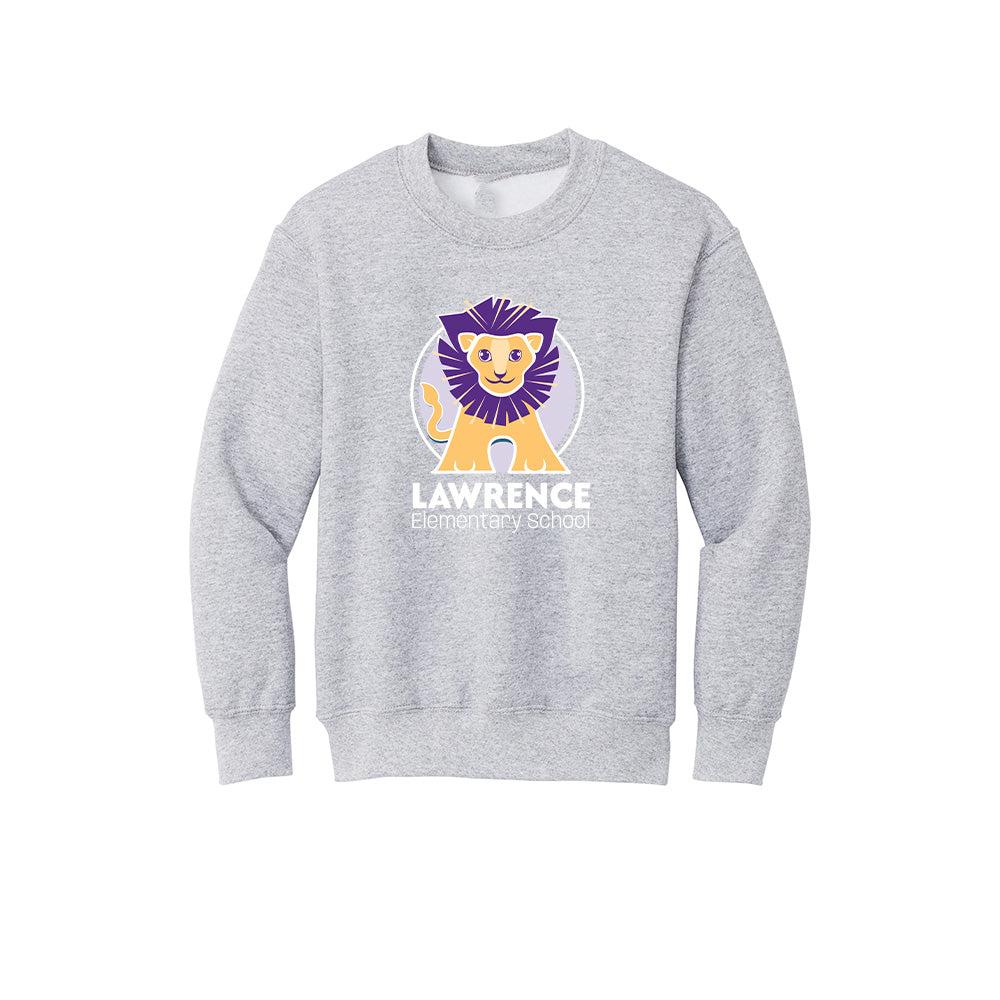 Lawrence Elementary Youth "Lion" Crewneck Sweatshirt