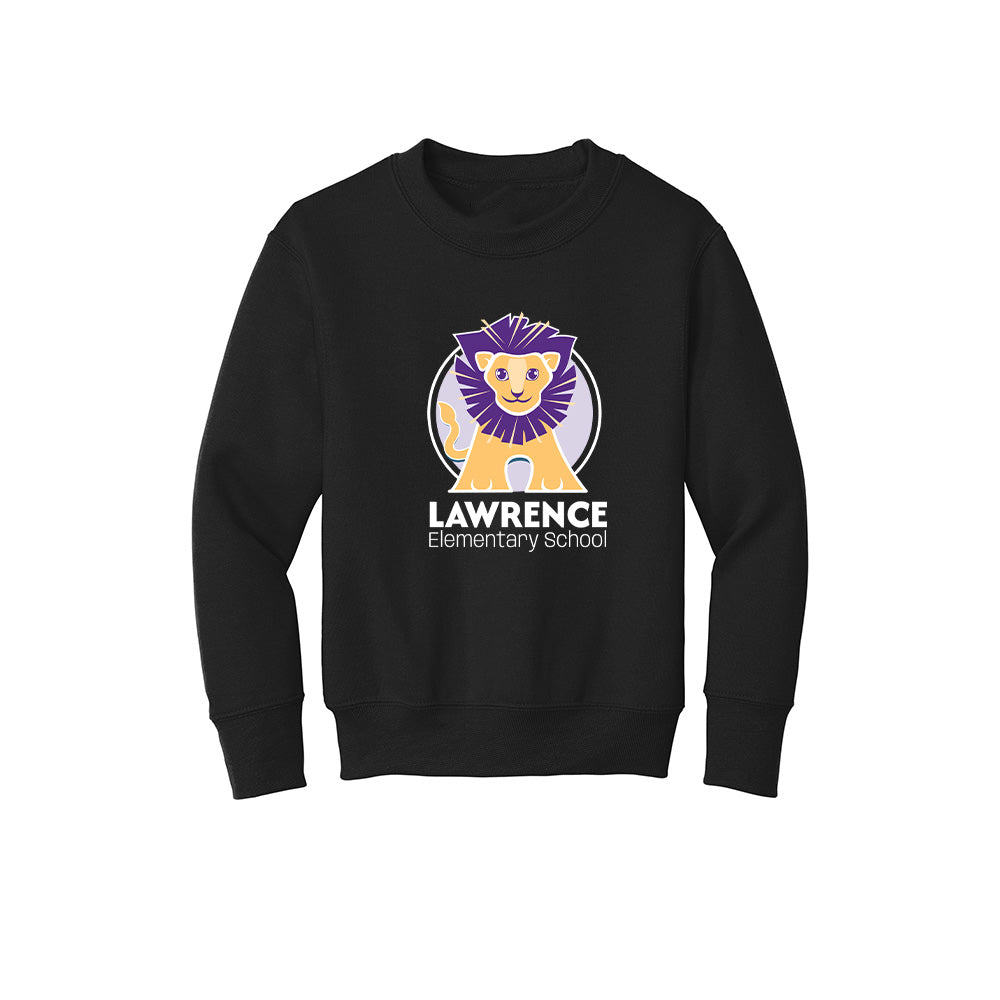 Lawrence Elementary Youth "Lion" Crewneck Sweatshirt