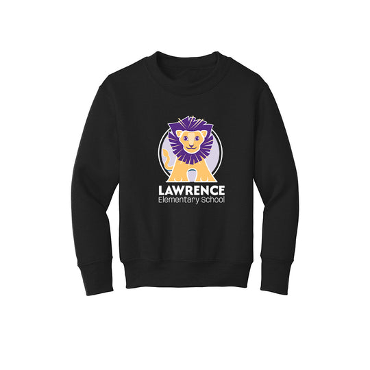 Lawrence Elementary Youth "Lion" Crewneck Sweatshirt