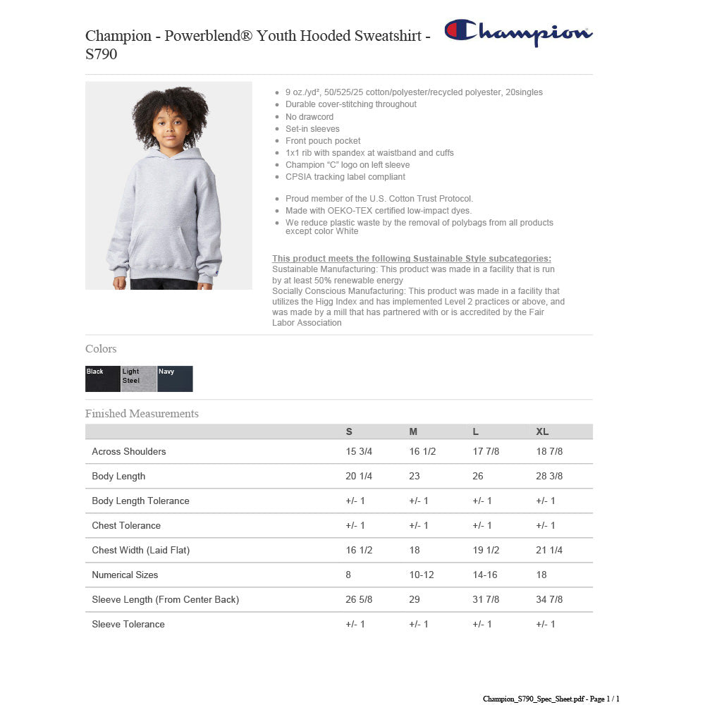 Enfield Extreme Youth Champion Hoodie