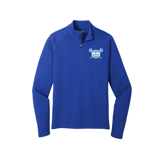 Suffield Youth Lacrosse - Adult 1/4 zip "Circle Corner" - ST273 (color options available)