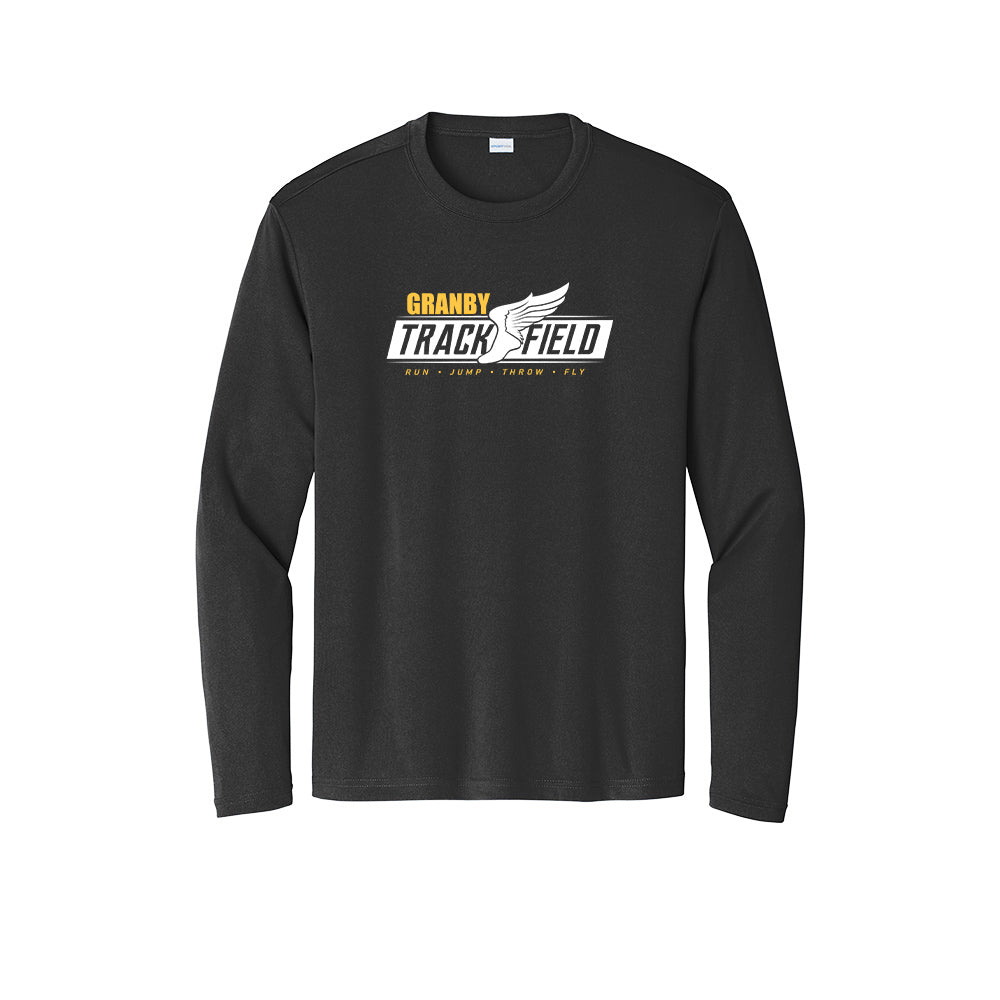 Granby High T&F Adult LS Posi-Charge Tee - ST350LS - (color options available)