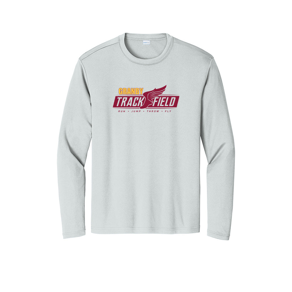 Granby High T&F Adult LS Posi-Charge Tee - ST350LS - (color options available)