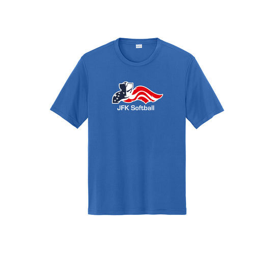 JFK Softball Adult Tech Tee "Softball" - ST350 (color options available)