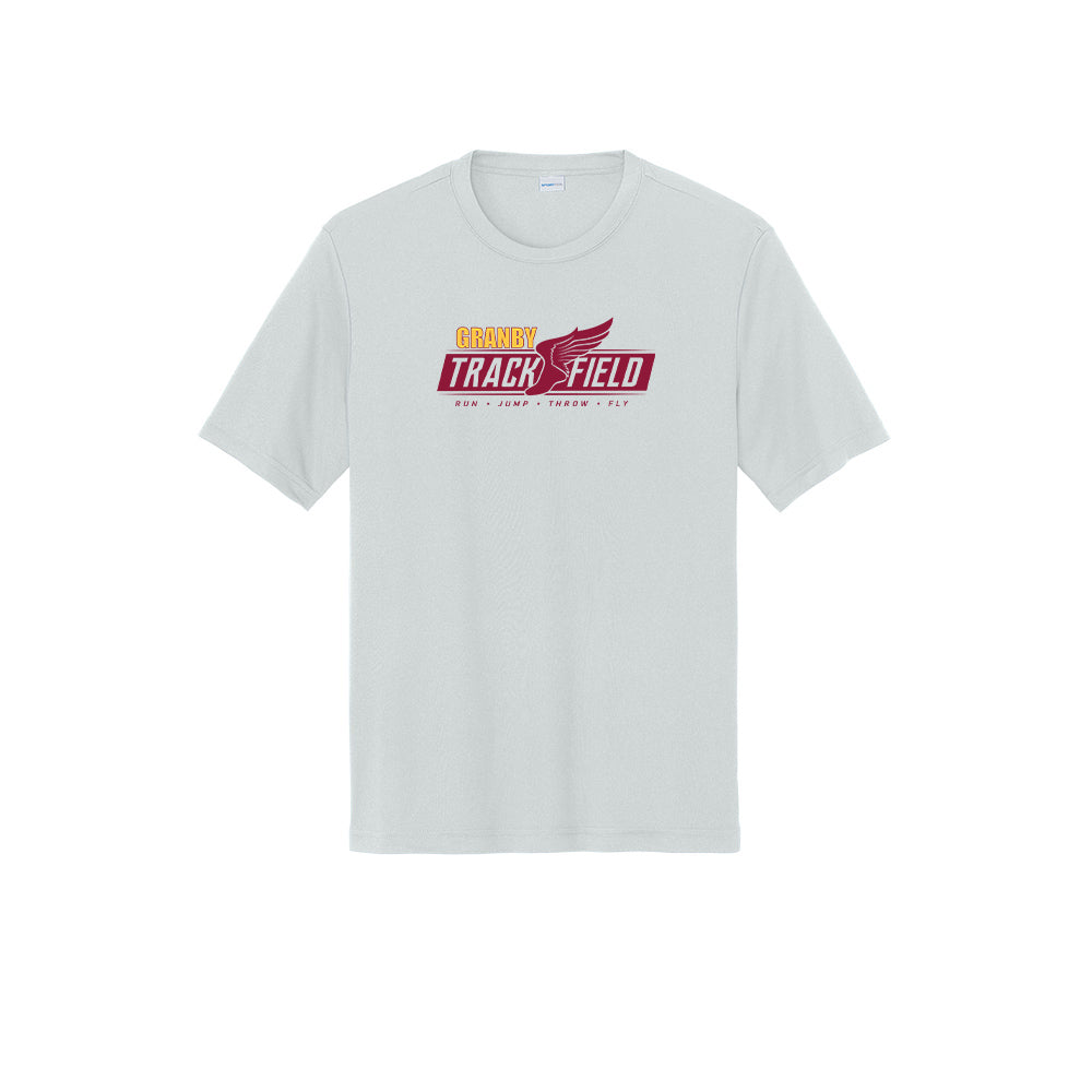 Granby High T&F Adult Posicharge Tee - ST350 (color options available)