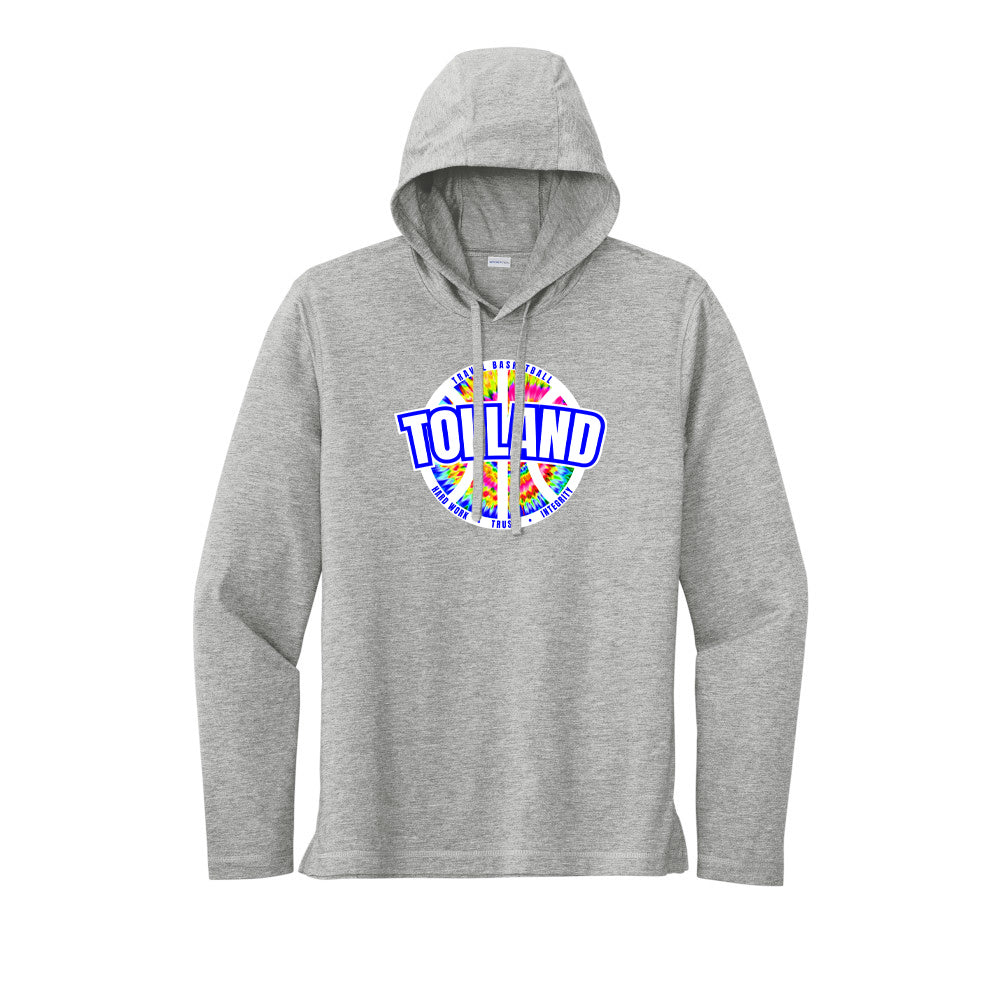 Tolland TB Adult LS T-shirt hoodie "Tye Dye" - ST406 (color options available)