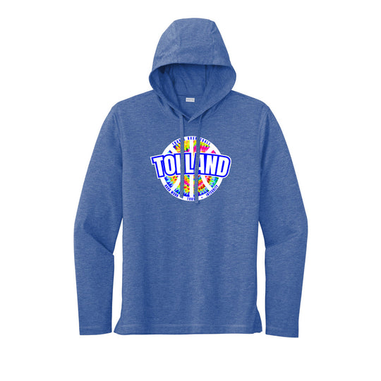 Tolland TB Adult LS T-shirt hoodie "Tye Dye" - ST406 (color options available)