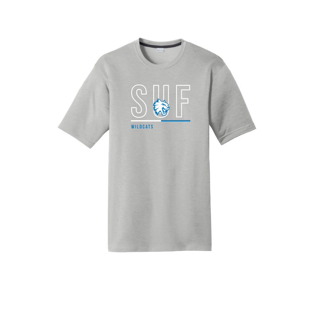 Suffield Youth Lacrosse - Adult Tech Tee "SUF" - ST450 (color options available)