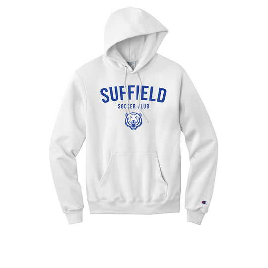 Suffield Soccer Club Adult Champion Hoodie "Round" Blue - S700 (color options available)